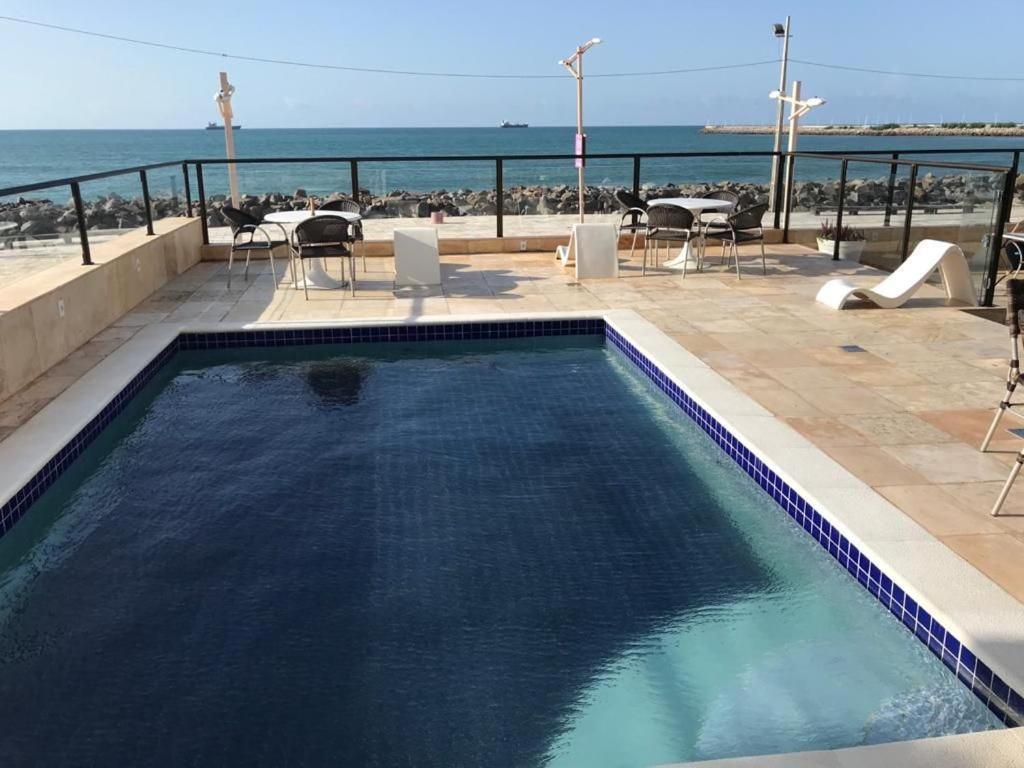 דירות פורטאלזה 804 Lindo Flat Mobiliado Com Vista Lateral Mar Na Praia De Iracema מראה חיצוני תמונה